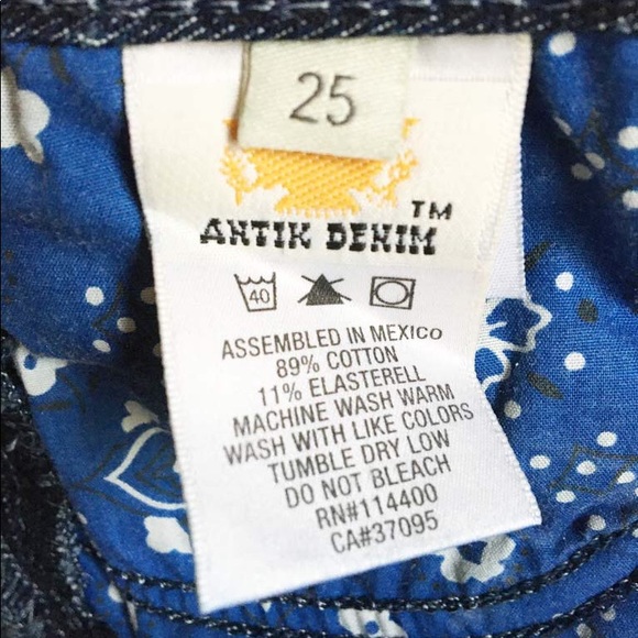 ANTIK DENIM Dark Denim Skirt - Picture 4 of 7